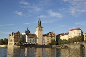 Prague vue de la Vltava