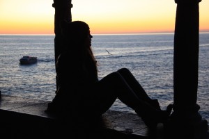 Porto Venere la fille à l'envers