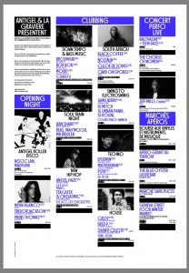 USINE PROGRAMMATIONFESTIVAL MUSIQUE ANTIGEL AFFICHE CLUBBING GENEVE