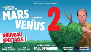 les hommes viennent de mars et les femmes de vénus 2 spectacle marseille theatre sudconcerts