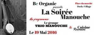 be organic soirée apéro live jazz manouche
