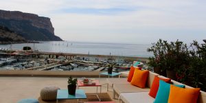 terrasse pano CHAMBRE D'HÔTES LA MÉDUSE CASSIS