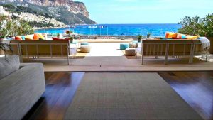 terrasse pano CHAMBRE D'HÔTES LA MÉDUSE CASSIS