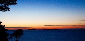 perros guirec coucher de soleil
