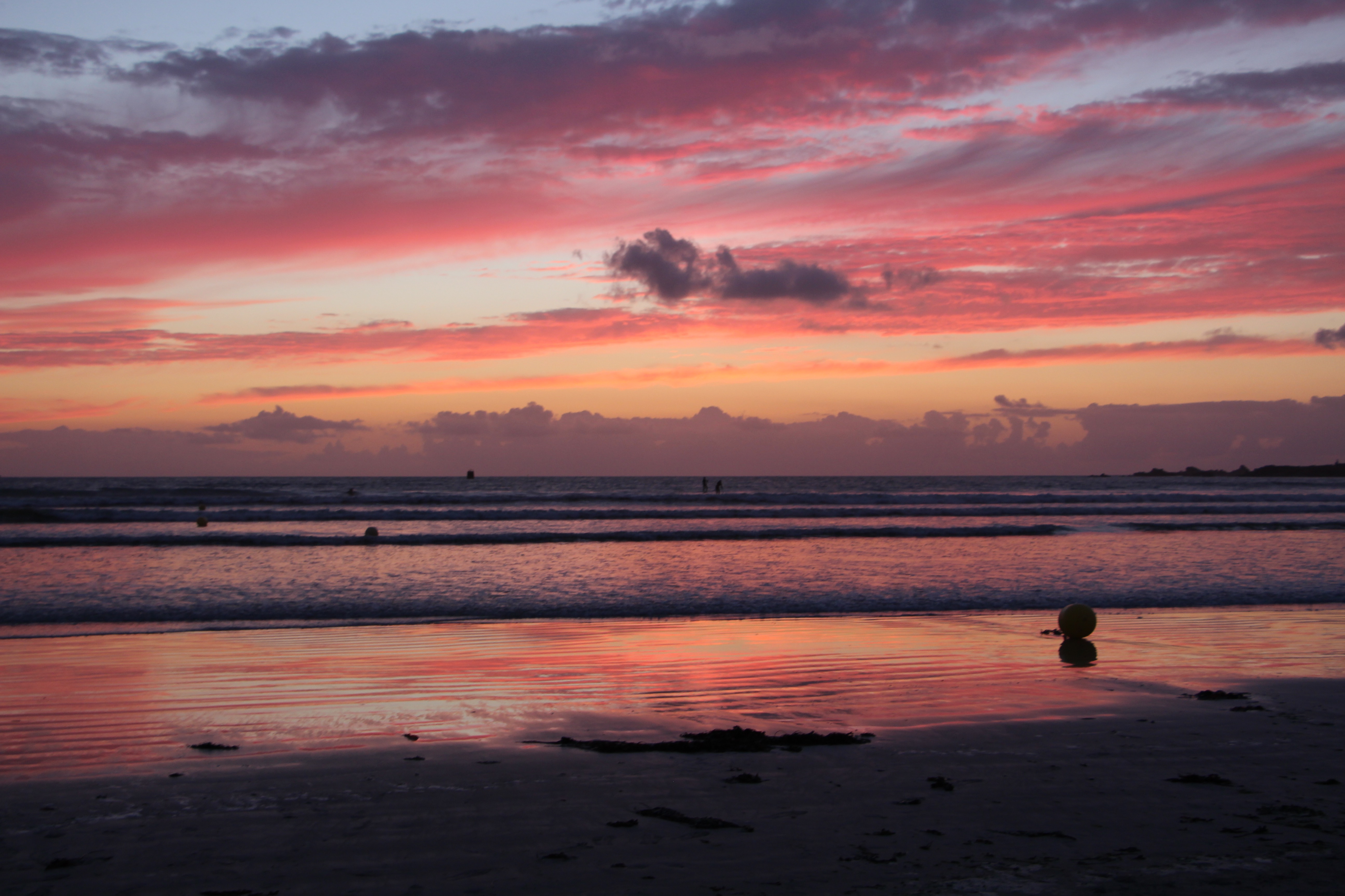 coucher de soleil dossen bretagne