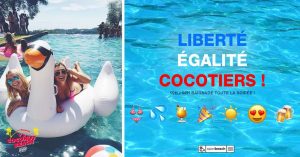 Liberté, Égalité, Cocotiers les jeudi anais & pedro