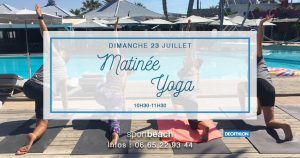 matinée yoga au sport beach