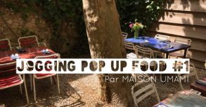 jogging pop up food repas vegetal marseille