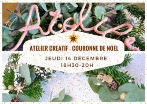 Atelier DIY Couronne de Noël