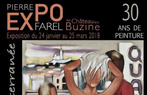 expo pierre farel peintre chateau de la buzine